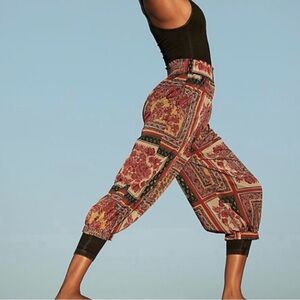 Free People Movement Sashay My Way Printed Pants Size XS